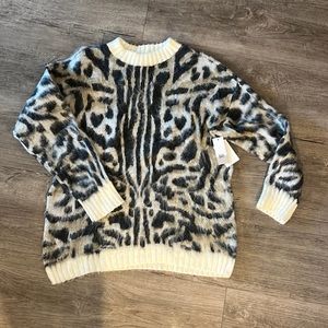 NWT Animal Print Sweater